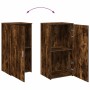 Armario de madera de ingeniería roble ahumado 50x45x103,5 cm de , Taquillas y armarios de almacenamiento - Ref: Foro24-859046...