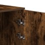 Armario de madera de ingeniería roble ahumado 50x45x103,5 cm de , Taquillas y armarios de almacenamiento - Ref: Foro24-859046...