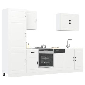 Mueble de cocina Kalmar blanco 7 piezas madera contrachapada de , Armarios de cocina - Ref: Foro24-3314761, Precio: 578,68 €,...