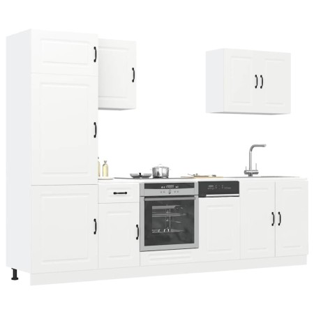 Mueble de cocina Kalmar blanco 7 piezas madera contrachapada de , Armarios de cocina - Ref: Foro24-3314761, Precio: 578,68 €,...