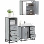 Set de muebles de baño 3 pzas madera contrachapada gris sonoma de , Muebles de baño - Ref: Foro24-3301018, Precio: 263,78 €, ...