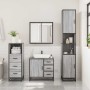 Set de muebles de baño 3 pzas madera contrachapada gris sonoma de , Muebles de baño - Ref: Foro24-3301018, Precio: 263,78 €, ...
