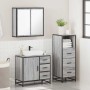 Set de muebles de baño 3 pzas madera contrachapada gris sonoma de , Muebles de baño - Ref: Foro24-3301018, Precio: 263,78 €, ...