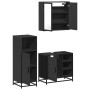 Juego de muebles de baño 3 pzas madera contrachapada negro de , Muebles de baño - Ref: Foro24-3300965, Precio: 233,28 €, Desc...