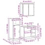 Juego de muebles de baño 3 pzas madera contrachapada negro de , Muebles de baño - Ref: Foro24-3300965, Precio: 233,28 €, Desc...