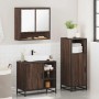 Set de muebles baño 3 pzas madera contrachapada roble marrón de , Muebles de baño - Ref: Foro24-3300999, Precio: 225,42 €, De...