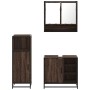 Set de muebles baño 3 pzas madera contrachapada roble marrón de , Muebles de baño - Ref: Foro24-3300999, Precio: 225,42 €, De...