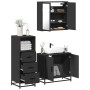 Juego de muebles de baño 3 pzas madera contrachapada negro de , Muebles de baño - Ref: Foro24-3301005, Precio: 236,02 €, Desc...