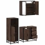 Set de muebles baño 3 pzas madera contrachapada roble marrón de , Muebles de baño - Ref: Foro24-3300959, Precio: 228,10 €, De...