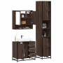 Set de muebles baño 3 pzas madera contrachapada roble marrón de , Muebles de baño - Ref: Foro24-3301109, Precio: 289,87 €, De...