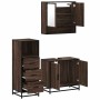 Set de muebles baño 3 pzas madera contrachapada roble marrón de , Muebles de baño - Ref: Foro24-3301039, Precio: 220,53 €, De...