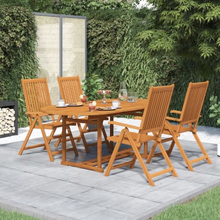 Juego de comedor de jardín 5 piezas madera maciza de acacia de vidaXL, Conjuntos de jardín - Ref: Foro24-3058011, Precio: 561...