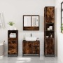 Set de muebles baño 3 pzas madera contrachapada roble ahumado de , Muebles de baño - Ref: Foro24-3301047, Precio: 256,22 €, D...