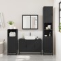 Juego de muebles de baño 3 pzas madera contrachapada negro de , Muebles de baño - Ref: Foro24-3301070, Precio: 319,06 €, Desc...