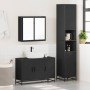 Juego de muebles de baño 3 pzas madera contrachapada negro de , Muebles de baño - Ref: Foro24-3301070, Precio: 319,06 €, Desc...
