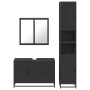 Juego de muebles de baño 3 pzas madera contrachapada negro de , Muebles de baño - Ref: Foro24-3301070, Precio: 319,06 €, Desc...