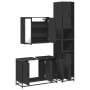 Juego de muebles de baño 3 pzas madera contrachapada negro de , Muebles de baño - Ref: Foro24-3301070, Precio: 319,06 €, Desc...