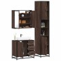 Set de muebles baño 3 pzas madera contrachapada roble marrón de , Muebles de baño - Ref: Foro24-3301079, Precio: 279,81 €, De...