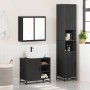 Juego de muebles de baño 3 pzas madera contrachapada negro de , Muebles de baño - Ref: Foro24-3301085, Precio: 310,00 €, Desc...