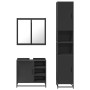Juego de muebles de baño 3 pzas madera contrachapada negro de , Muebles de baño - Ref: Foro24-3301085, Precio: 310,00 €, Desc...