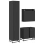 Juego de muebles de baño 3 pzas madera contrachapada negro de , Muebles de baño - Ref: Foro24-3301085, Precio: 310,00 €, Desc...