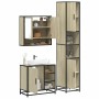 Set de muebles de baño 3 pzas madera contrachapada roble Sonoma de , Muebles de baño - Ref: Foro24-3301116, Precio: 289,95 €,...