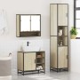 Set de muebles de baño 3 pzas madera contrachapada roble Sonoma de , Muebles de baño - Ref: Foro24-3301116, Precio: 289,95 €,...