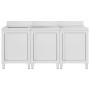 Fregadero de cocina profesional acero inoxidable 180x60x96 cm de vidaXL, Restauración - Ref: Foro24-3058275, Precio: 740,62 €...