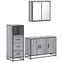 Set de muebles de baño 3 pzas madera contrachapada gris sonoma de , Muebles de baño - Ref: Foro24-3301013, Precio: 257,28 €, ...