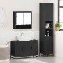 Juego de muebles de baño 3 pzas madera contrachapada negro de , Muebles de baño - Ref: Foro24-3301100, Precio: 320,25 €, Desc...