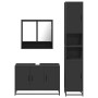 Juego de muebles de baño 3 pzas madera contrachapada negro de , Muebles de baño - Ref: Foro24-3301100, Precio: 320,25 €, Desc...