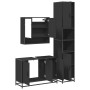 Juego de muebles de baño 3 pzas madera contrachapada negro de , Muebles de baño - Ref: Foro24-3301100, Precio: 320,25 €, Desc...