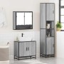 Set de muebles de baño 3 pzas madera contrachapada gris sonoma de , Muebles de baño - Ref: Foro24-3301098, Precio: 285,74 €, ...