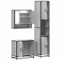 Set de muebles de baño 3 pzas madera contrachapada gris sonoma de , Muebles de baño - Ref: Foro24-3301098, Precio: 285,74 €, ...
