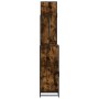 Set de muebles baño 4 pzas madera contrachapada roble ahumado de , Muebles de baño - Ref: Foro24-3301227, Precio: 432,87 €, D...