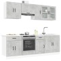 Mueble cocina Kalmar gris hormigón 8 pzas madera contrachapada de , Armarios de cocina - Ref: Foro24-3314825, Precio: 571,13 ...