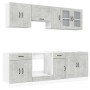 Mueble cocina Kalmar gris hormigón 8 pzas madera contrachapada de , Armarios de cocina - Ref: Foro24-3314825, Precio: 571,13 ...