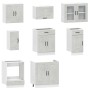 Mueble cocina Kalmar gris hormigón 8 pzas madera contrachapada de , Armarios de cocina - Ref: Foro24-3314825, Precio: 571,13 ...