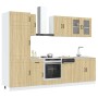 Mueble cocina Kalmar roble sonoma 8 pzas madera contrachapada de , Armarios de cocina - Ref: Foro24-3314794, Precio: 608,97 €...