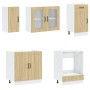 Mueble cocina Kalmar roble sonoma 8 pzas madera contrachapada de , Armarios de cocina - Ref: Foro24-3314794, Precio: 608,97 €...
