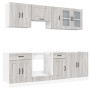 Mueble cocina Kalmar sonoma gris 8 pzas madera contrachapada de , Armarios de cocina - Ref: Foro24-3314827, Precio: 563,75 €,...