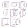 Mueble cocina Kalmar sonoma gris 8 pzas madera contrachapada de , Armarios de cocina - Ref: Foro24-3314827, Precio: 563,75 €,...