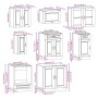 Mueble cocina Kalmar roble sonoma 8 pzas madera contrachapada de , Armarios de cocina - Ref: Foro24-3314844, Precio: 551,14 €...