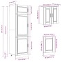 Mueble de cocina Kalmar negra 8 piezas madera contrachapada de , Armarios de cocina - Ref: Foro24-3314812, Precio: 707,08 €, ...