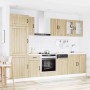 Mueble cocina Kalmar roble sonoma 8 pzas madera contrachapada de , Armarios de cocina - Ref: Foro24-3314804, Precio: 621,18 €...