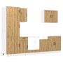 Mueble de cocina Kalmar 7 piezas artesanal roble de , Armarios de cocina - Ref: Foro24-3314780, Precio: 593,31 €, Descuento: %