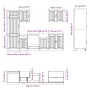 Mueble de cocina Kalmar 7 piezas artesanal roble de , Armarios de cocina - Ref: Foro24-3314780, Precio: 593,31 €, Descuento: %