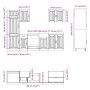 Mueble cocina Kalmar gris hormigón 7 pzas madera contrachapada de , Armarios de cocina - Ref: Foro24-3314775, Precio: 584,04 ...