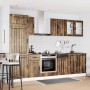 Mueble cocina Kalmar roble ahumado 8 pzas madera contrachapada de , Armarios de cocina - Ref: Foro24-3314806, Precio: 634,11 ...