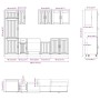 Mueble cocina Kalmar roble ahumado 8 pzas madera contrachapada de , Armarios de cocina - Ref: Foro24-3314806, Precio: 634,11 ...